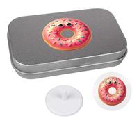 Azeeda 'Funny Pink Doughnut' Golf Markers Gift Set (GO00084596)