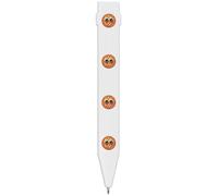 Azeeda 'Funny Pizza Face' Flat Magnetic Pen (MP00032069)