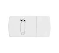 Azeeda 'Funny Safety Pin' Pill Box with Tablet Splitter (PI00039293)