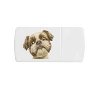 Azeeda 'Funny Shih Tzu' Pill Box with Tablet Splitter (PI00043498)