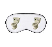 Azeeda 'Funny Toilet' Sleep/Travel Eye Mask (EY00033967)