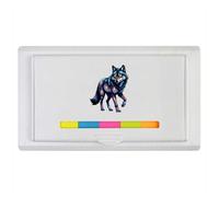 Azeeda 'Galaxy Wolf' Sticky Note Ruler Pad (ST00046119)