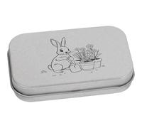 Azeeda 'Gardening Rabbit' Storage Tin - 80mm (TT00346116)