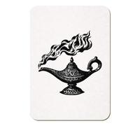 Azeeda 'Genie Lamp' Rectangular Fridge Magnet - Decorative Refrigerator & Whiteboard Magnet for Home, Kitchen or Office - 70mm x 49mm (FM00068580)