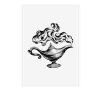 Azeeda 'Genie Lamp' Wall Art Poster Print - Unframed Artwork for Home Decor - A1 Portrait (PP00374589)