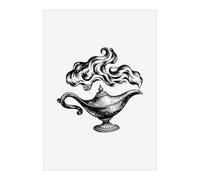 Azeeda 'Genie Lamp' Wall Art Poster Print - Unframed Artwork for Home Decor - A2 Portrait (PP00374588)