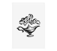 Azeeda 'Genie Lamp' Wall Art Poster Print - Unframed Artwork for Home Decor - A3 Portrait (PP00374587)