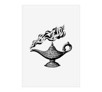 Azeeda 'Genie Lamp' Wall Art Poster Print - Unframed Artwork for Home Decor - A5 Portrait (PP00374580)