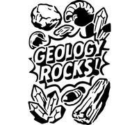 Azeeda 'Geology Rocks' Reusable Stencil - Durable Decorative Template for Painting and Spraying on Walls, Tiles, Wood, Fabric & Craft Projects - S (A6) (WS00071334)