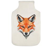 Azeeda 'Geometric Fox Head' Hot Water Bottle Cover (HW00047620)