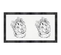 Azeeda 'German Shepherd Dog GSD' Pet Feeding Mat (PM00032921)