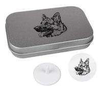 Azeeda 'German Shepherd Portrait' Golf Markers Gift Set (GO00099774)