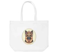 Azeeda 'German Shepherd Prince' Tote Shopping Bag For Life (BG00085230)