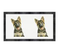 Azeeda 'German Shepherd Puppy' Pet Feeding Mat (PM00038121)