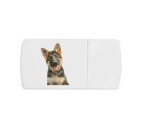 Azeeda 'German Shepherd Puppy' Pill Box with Tablet Splitter (PI00043237)