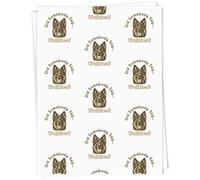 Azeeda 'German Shepherd Walkies' Gift Wrap Paper (GI00140873)