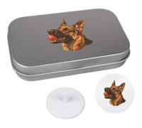 Azeeda 'German Shepherd with Ball' Golf Marker Set (GO00100616)