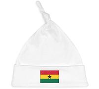 Azeeda 'Ghana Flag' Baby Beanie Hat (BH00008832) White
