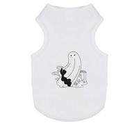 Azeeda 'Ghost In The Woods' Pet Dog/Cat T-Shirt, L (PT00165315)