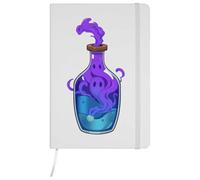 Azeeda 'Ghostly Potion' Ruled Notebook - White, A5 (NB00099907)