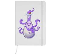 Azeeda 'Ghostly Potion' Ruled Notebook - White, A5 (NB00099909)