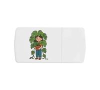 Azeeda 'Giant Houseplant' Pill Box with Splitter (PI00044574)