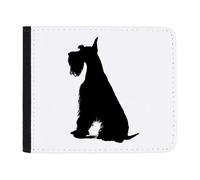 Azeeda 'Giant Schnauzer Sitting Silhouette' Wallet (WL00030587)