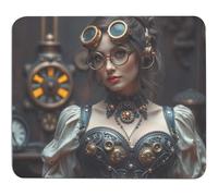 Azeeda 'Gilded Clockwork Lady' Mouse Mat/Desk Pad (MO00047491)