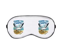 Azeeda 'Gimme Your Chips Seagull' Sleep/Travel Eye Mask (EY00030918)