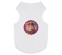 Azeeda 'Ginger Cat Court Jester' Pet Dog/Cat T-Shirt, S (PT00173485)