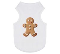 Azeeda 'Gingerbread Man' Pet Dog/Cat T-Shirt, S (PT00186381)
