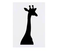 Azeeda 'Giraffe Silhouette' Temporary Tattoo - Water Resistant, Skin-Safe, Non-Toxic Transfer (TO00088045)