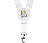 Azeeda 'Girl On A Garden Swing' Neck Strap/Lanyard (LY00045662)