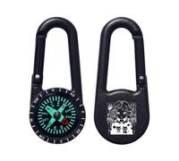 Azeeda 'girl with kittens' Compass Keyring (KC00027496)