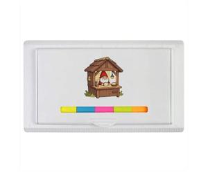 Azeeda 'Gnome Selling Bread in Woodland Stall' Sticky Note Ruler Pad (ST00045215)