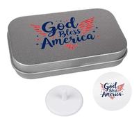 Azeeda 'God Bless America with Stars' Golf Markers Gift Set (GO00079641)