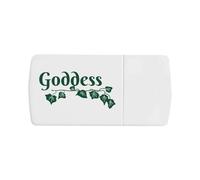 Azeeda 'Goddess On Ivy Vine' Pill Box with Tablet Splitter (PI00035430)