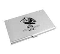 Azeeda 'Going Coastal Pelican' Business Card Holder/Credit Card Wallet (CH00050417)