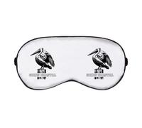 Azeeda 'Going Coastal Pelican' Sleep/Travel Eye Mask (EY00033117)