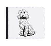 Azeeda 'Golden Doodle Dog Sitting' Wallet (WL00027587)