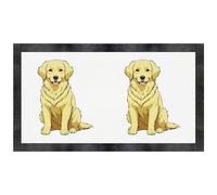 Azeeda 'Golden Retriever' Pet Feeding Mat (PM00035960)
