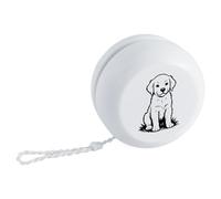 Azeeda 'Golden Retriever Puppy Sitting On The Grass' Retro Style Yo-Yo (YY00050334)