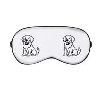 Azeeda 'Golden Retriever' Sleep/Travel Eye Mask (EY00030444)