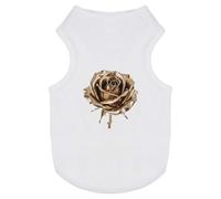 Azeeda 'Golden Rose' Pet Dog/Cat T-Shirt, S (PT00177569)