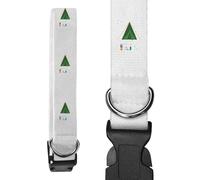 Azeeda 'Gone Off Camping' Dog Collar - White, S (PR00082659)