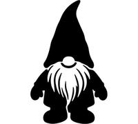 Azeeda 'Gonk Character' Reusable Stencil - Durable Decorative Template for Painting and Spraying on Walls, Tiles, Wood, Fabric & Craft Projects - L (A4) (WS00062667)