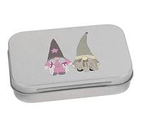 Azeeda 'Gonk Pair' Storage Tin - 95mm (TT00165497) | Metal Keepsake Box for Stationery, Crafts, Sweets and Small Gifts
