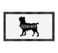 Azeeda 'Good Boy Scruffy Dog' Pet Feeding Mat (PM00037732)
