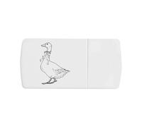 Azeeda 'Gorgeous Goose' Pill Box with Tablet Splitter (PI00042676)