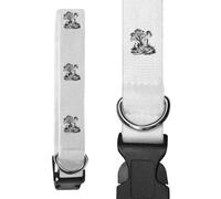Azeeda 'Gothic Graveyard' Dog Collar - White, L (PR00086500)